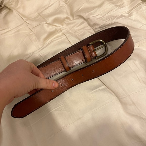 Abercrombie & Fitch Accessories - 37 Inches Genuine Leather Brown Belt
